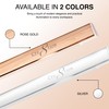 Cre8tion Ultra‑Slim LED Desk Lamp, Champagne Gold, 12 W Sleek Task