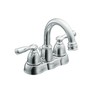 MOEN Banbury 4 in. Centerset 2-Handle Bathroom Faucet in Chrome