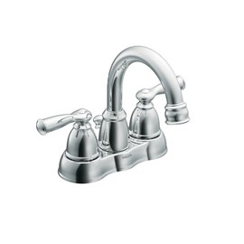 MOEN Banbury 4 in. Centerset 2-Handle Bathroom Faucet in Chrome