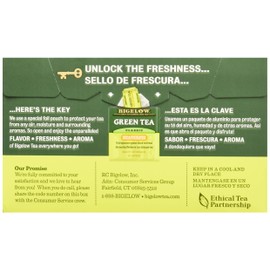 Bigelow Té Verde Descafeinado, 20 Sobres