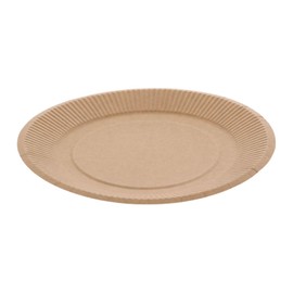 HEIKO Kraft Paper Plates, 20cm, 30 Sheets