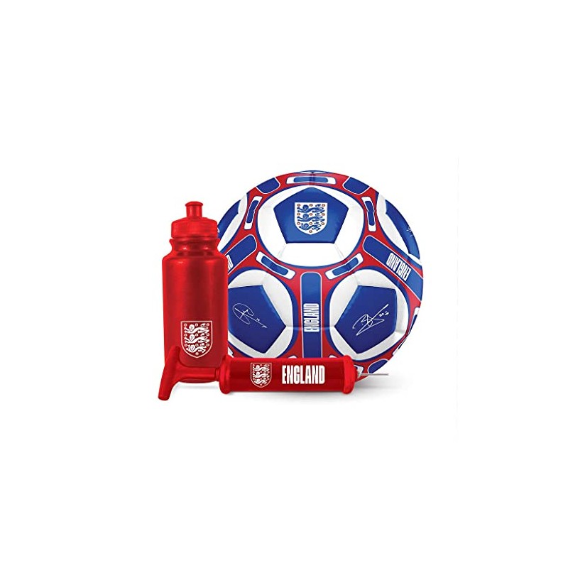 England FA Signature Football Gift Set, 5, White
