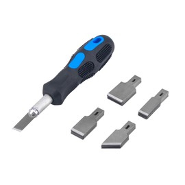 JAAGS Professional Auto Glass Pinchweld Scraper Tools, Auto Windscreen 42PCS Scraper and Blades Set, Windshield Removal Tool Kit with Surgically Sharp Blades. Very Sharpe Hand Craft Scraper kit