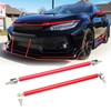 DREAMOTOR 2PCS 8"-11" Adjustable Front Bumper Lip Splitter Diffuser Strut