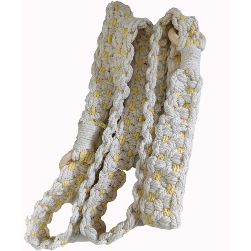 kiido Macrame Yoga Mat Carrying Strap [MAT NOT Included], Morandi