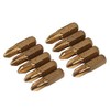 Silverline 934108 Phillips Gold Screwdriver Bits Number 1 - Pack