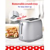 Betty Crocker 2-Slice Multi-Function Toaster, Toaster 2 Slice with Extra