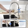 OWOFAN Kitchen Sink Faucet with Pull Down Sprayer, Contemporary Stainless