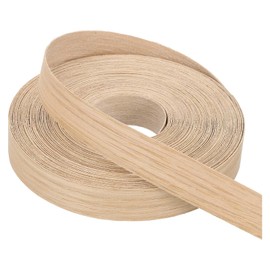 PATIKIL White Oak Edge Banding, 7/8 Inch x 50 ft Wood Veneer Tape Pre-glued Flexible Plywood Edge Banding with Hot Melt Adhesive for Furniture Restoration
