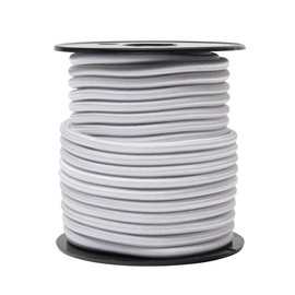 Werkapro 10948 Tendeur élastique White x m WERKA PRO Multifunctional Bungee Rope, 20 metres, Ideal for Sports, Camping and tarpaulins, UV-Resistant, Braided Nylon, Diameter 4 mm, Colour