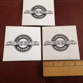 Railroad Decals (3)-CLINCHFIEL