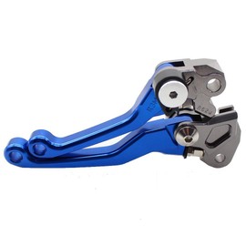 Krace CNC Motorcross Dirt Bike Pivot Brake Clutch Levers Set Fit For Yamaha TTR 230 2003-2017 w/ 7/8" 22mm Rubber Hand Grips