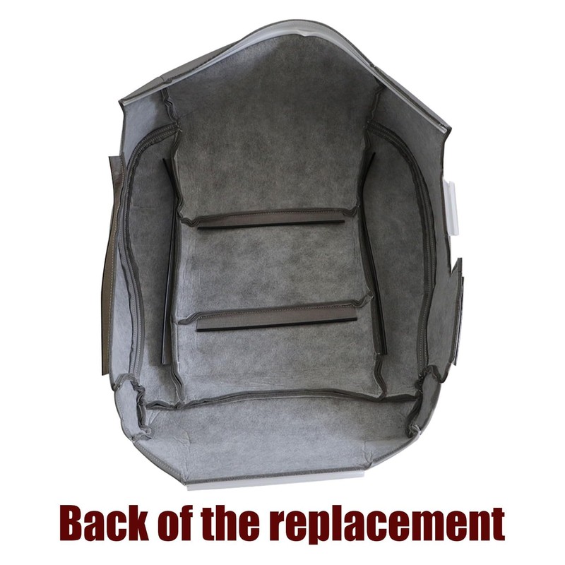 NLQR Front Driver Side Bottom Replacement Microfiber Leather Seat Cover