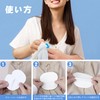Underarm Sweat Pad, Faded Pads, Silver Ion White, 120 Pieces,