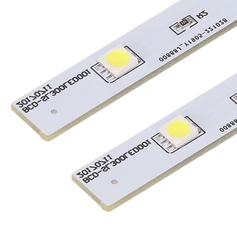 2Pcs Refrigerator LED Light Board White Eyes Friendly Freezer LED
