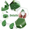 QIBZI 50 Pcs Leaf Shaped Clips + 20 Pieces Large
