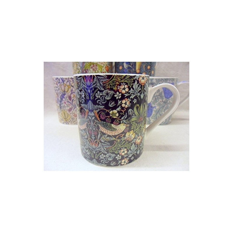 Set of 4 Extra Large China Mugs in Vintage William