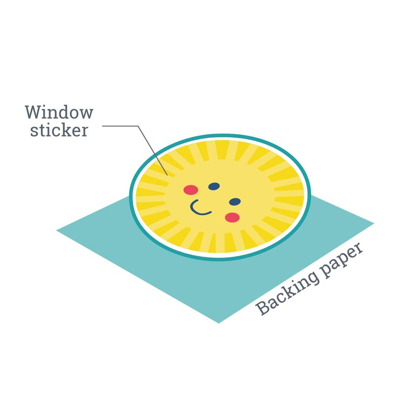 Scandi Family Winter Scene Window Stickers (2 Sheets) | Christmas