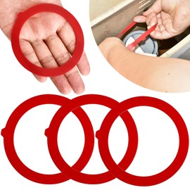 3 Pack Upgraded Flush Valve Seal Compatible with Kohler K-GP1059291 Easy to Install Silicone Canister Flush Valve Seal Replacements