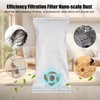 3 Pack 49-90-2016 Fleece Dust Bags Compatible with Milwaukee 0960-20