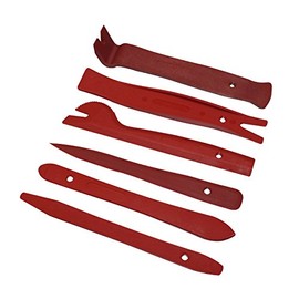 YONGJIANGXIA 6 Pcs Trim Removal Tool Kit Door Panel Interior Wedge Pry Clip