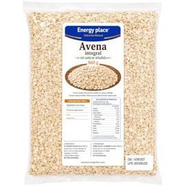 Avena Integral Natural en Hojuelas 860g. Energy Place
