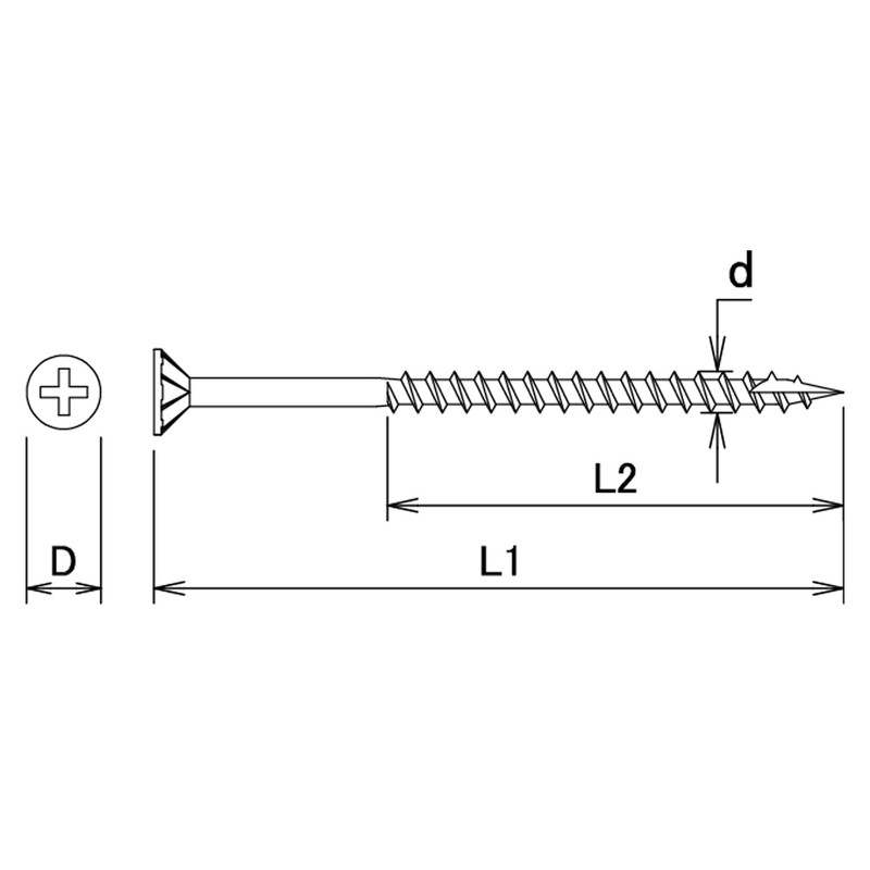 DAIDOHANT 10176913 Shaft Fine Course Thread (Nominal Diameter d) 1.3