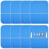 Weewooday Silver Storage Bags Anti Tarnish Silver Protector Bags Blue