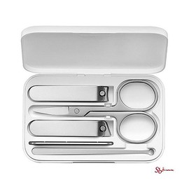 미미샵E Mijia Nail Care 5-Piece Set - Nail Clipper, Nail File, Scissors, Ear Pick