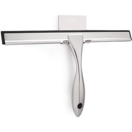 All-Purpose Shower Squeegee for Shower Doors, Bathroom, Window and Car Glass - Stainless Steel, 10 Inches - Color: Bronze, Size: 10-Inch