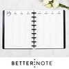 BetterNote July 2024 - June 2025 Academic HOURLY Calendar for