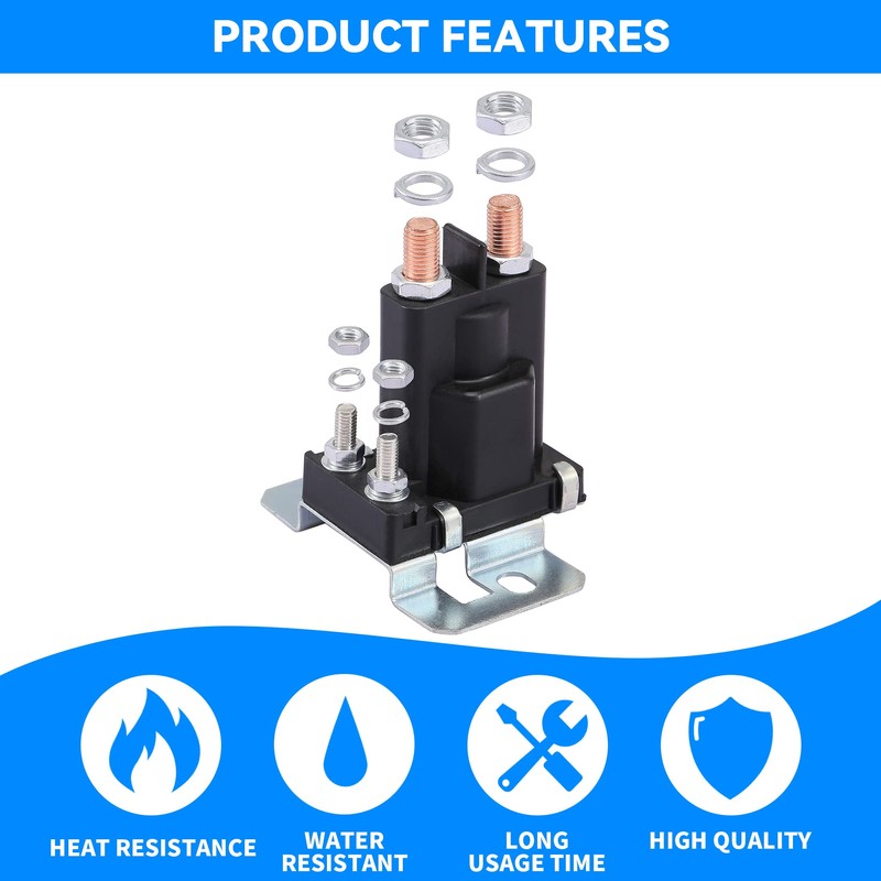 Stylemafia 80-AMP Relay 12V Battery Isolator Relay 4 Pin Heavy