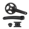 Mountain Bike Crank Arm Set Hollow One Piece Positive Negative