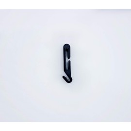 Hart Hat Clips: No Brim Hard Hat Clips for MSA Hard Hats And Like Models Black