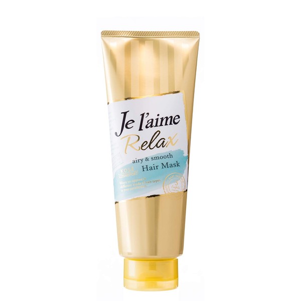 KOSE Je Laime Relaxing Deep Treatment Hair Mask (Airy & Smooth) for Soft Hair 8.1 oz (230 g)