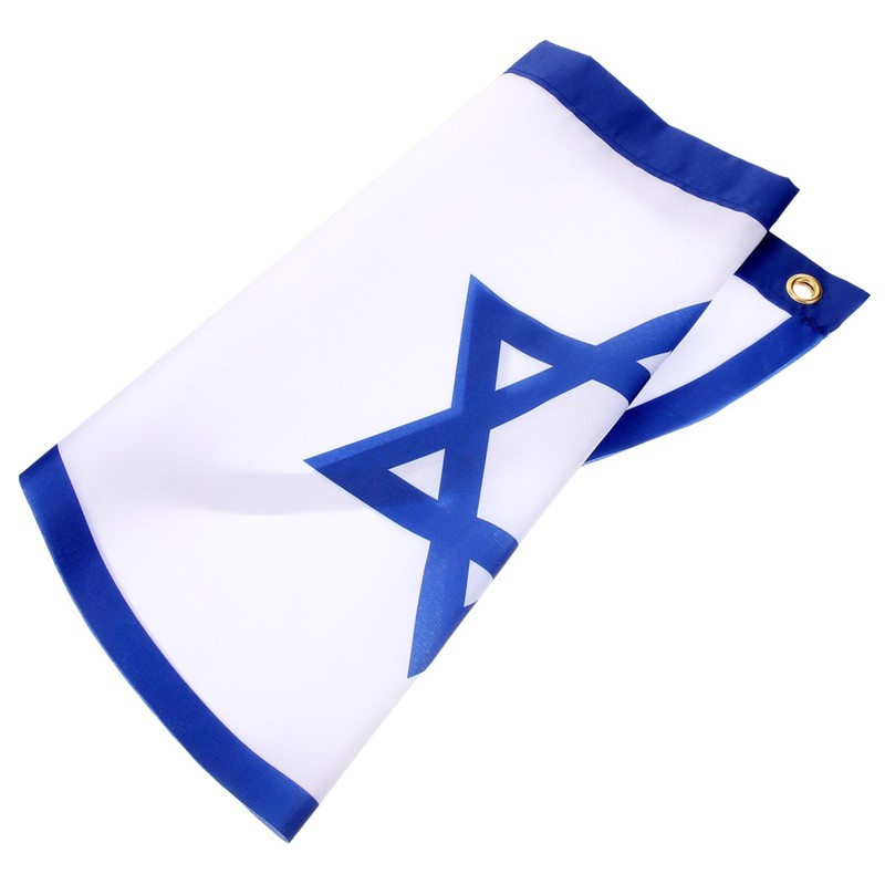 Mipcase 2pcs Israel National Flag Vertical Garden Flag Outdoor Decoration
