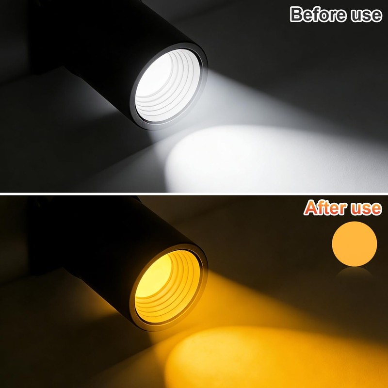 Galpada Set di 20 pellicole colorate adesive per faretti a