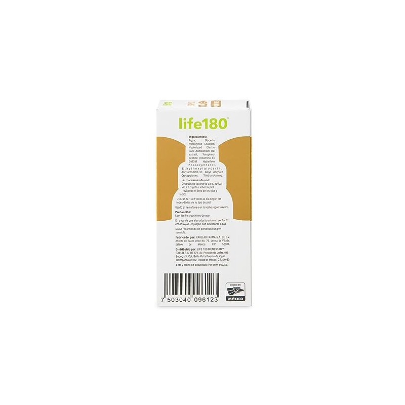Serum Colágeno Facial Life180 de 50ml Suero Cuidado de la