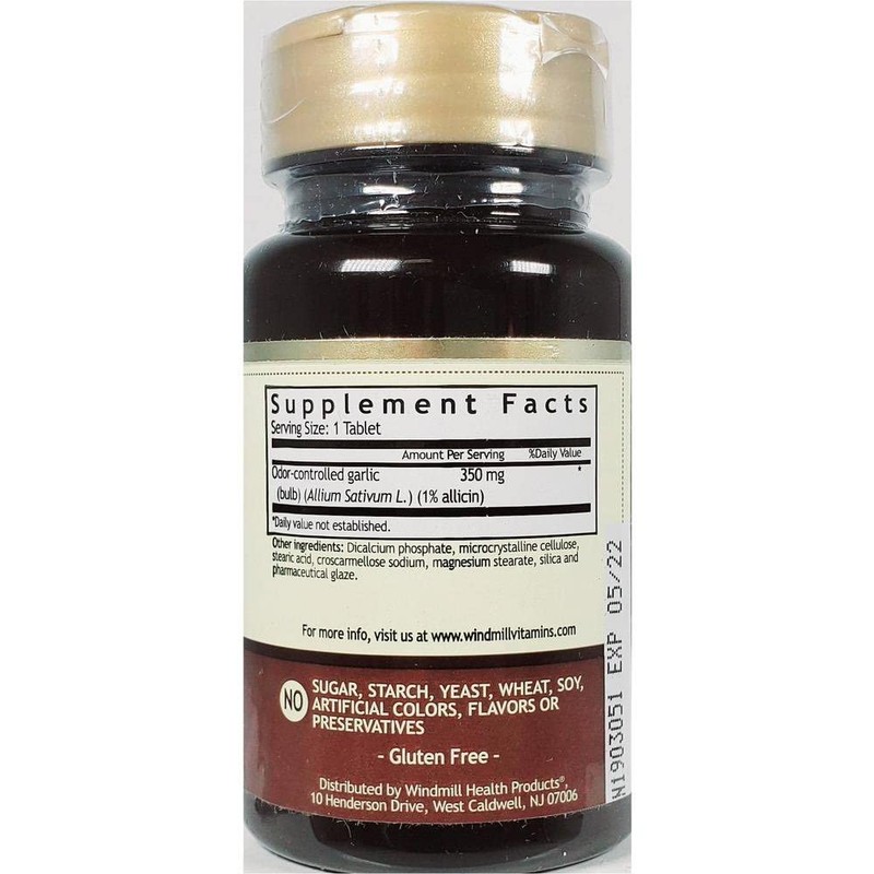 Garlic TABS 350MG WMILL Size: 100