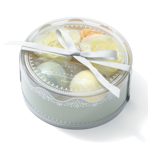 Francfranc Franc Cadomignon Fizz & Petals Round Light Green (Ba