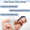 Anti Snoring Chin Strap for cpap Users,Chin Strap for Sleeping,CPAP