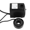 15W Small Fountain Pump with Light Adjustable Quiet Mini Submersible