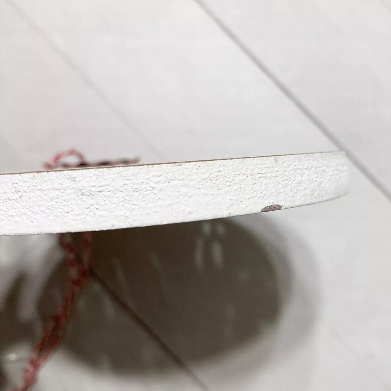 Mud Pie Holly Jolly Christmas Ornament Wood Cutout 4" Rustic