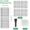 8-Pack Tree Trunk Wrap Protector, Heavy Duty Metal Mesh Bark