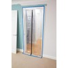 ProDec Zipped Doorway Dust Protector Heavy Duty Transparent Polythene Sheet For Preventing Dust Transfer Between Rooms During Renovations, Building Work and Construction