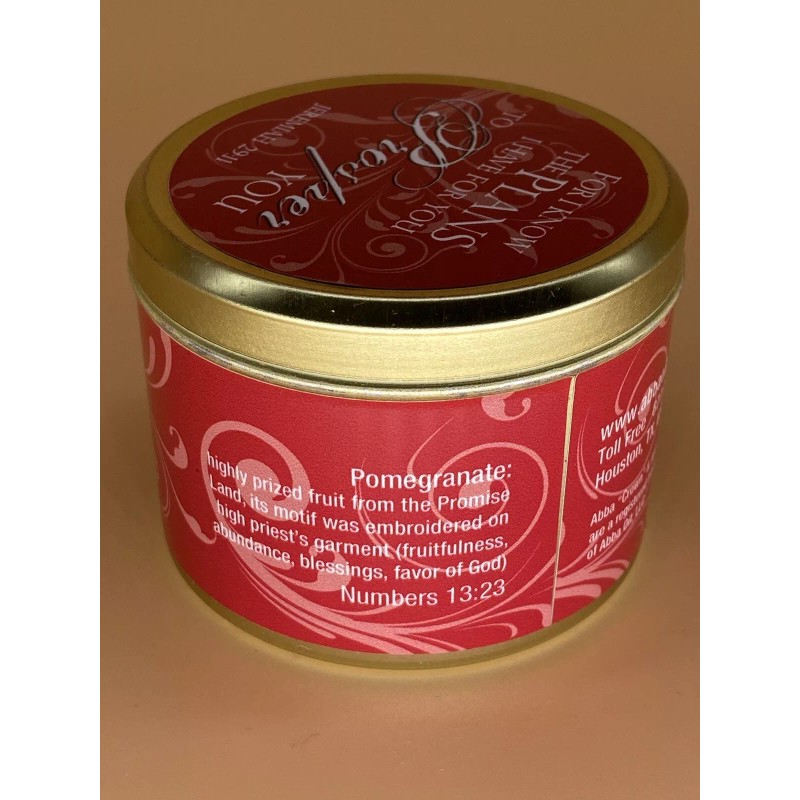 Abba Oil VELA DE ROMÃ ESCRITURA LATA "PARA EU SEI