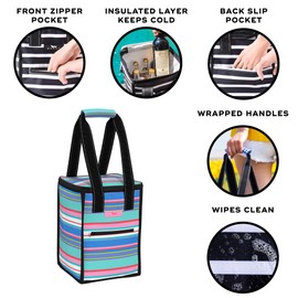 SCOUT Pleasure Chest - Soft, Lightweight, Insulated Cooler, Fits 5 Wine Bottles, Cooler for Beach, Pool, Boat, and Picnics