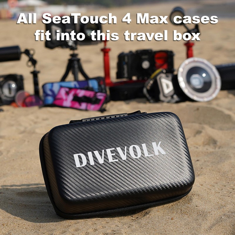 DIVEVOLK EVA Box for Seatouch 4 MAX Underwater housing Black