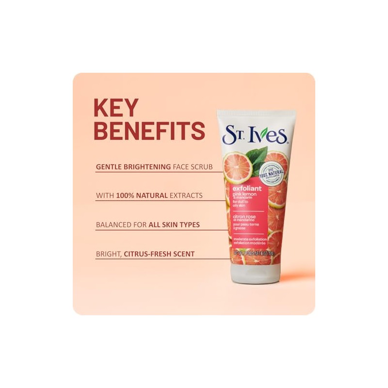 St Ives Scrub, Even Bright Pink Lemon Mandarin Orange 6