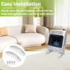 Lomens Wall Heater Base Legs, Wall Heater Floor Mounting Kit